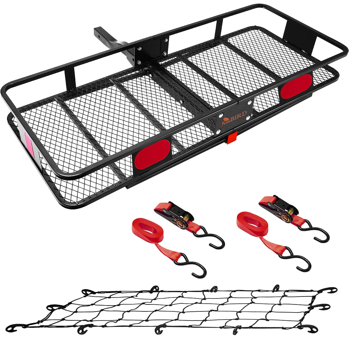 KING BIRD Folding Hitch Mount Cargo Carrier 550LBS Capacity Fits SUV RV with 2 Au Hitch Receiver Black in Nepal at NPR 40326 Rating 5