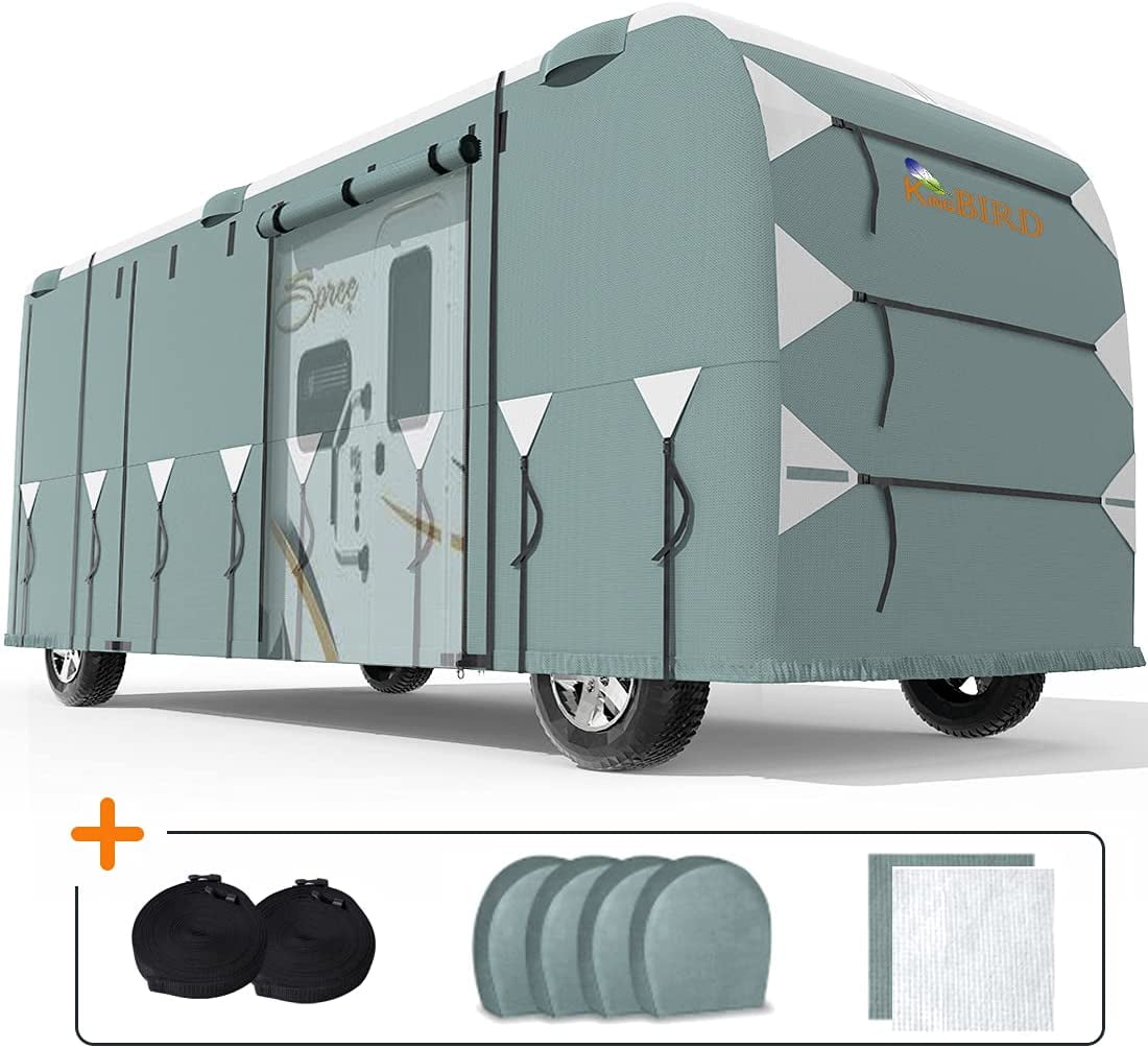 KING BIRD Upgraded 5th Wheel RV Cover, Extra-Thick 5 Layers Anti