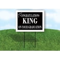 thumbnail image 1 of KING CONGRATULATIONS GRADUATE 18 in x 24 in Yard Sign Road Sign with Stand, 1 of 4