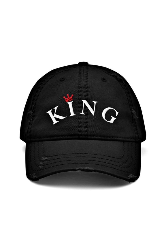 KING Distressed Dad Hat