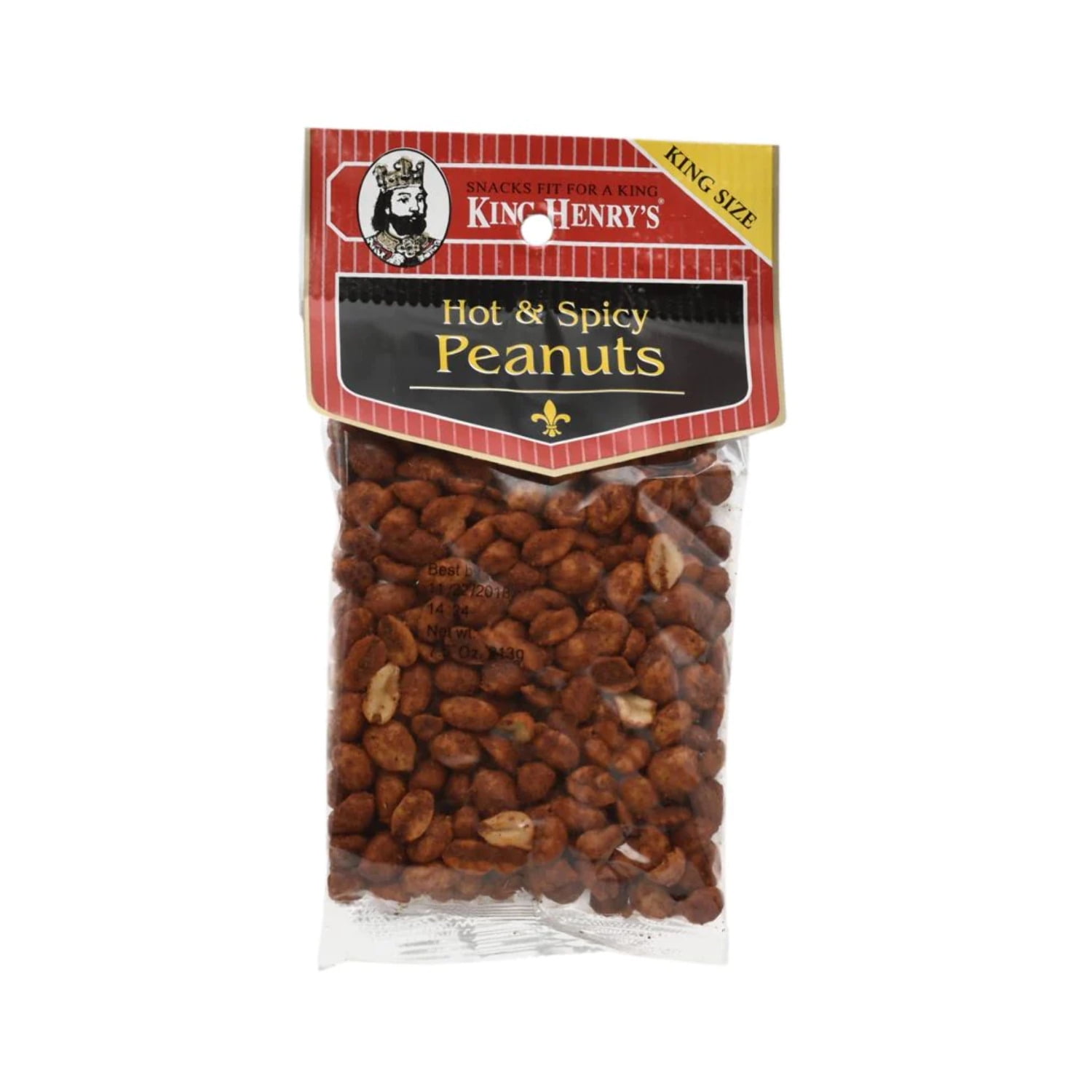 KING HENRY'S HOT SPICY PEANUTS