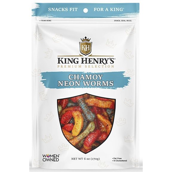 King Henry's Chamoy Neon Worms, 6 oz