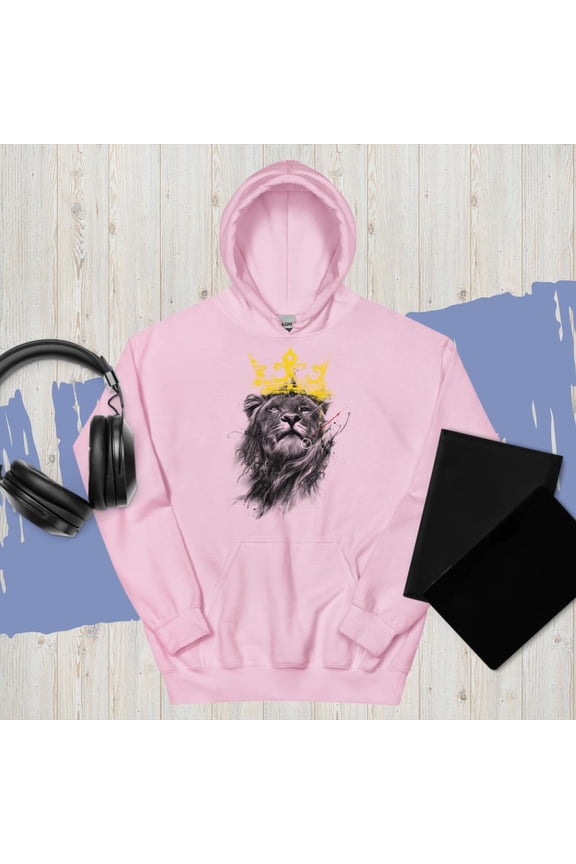 KING Hoodie (Light Pink, S)