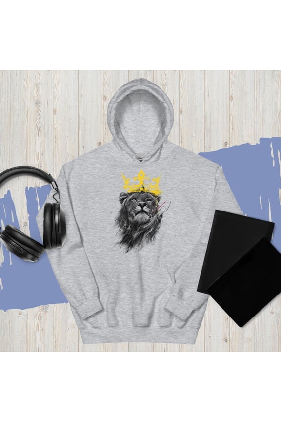 KING Hoodie (Sport Grey, S)