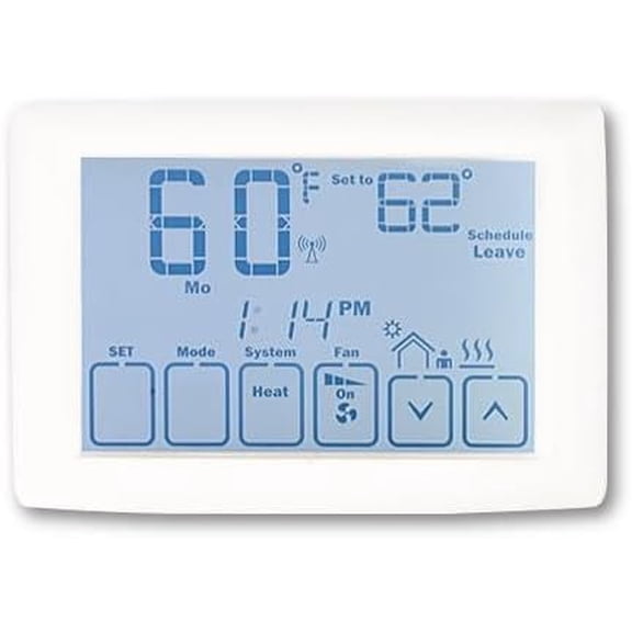 KING KRFTP-B Programmable Battery Powered RF Thermostat