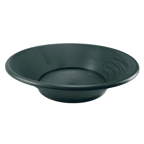 KING LODE 14 Inch Gold Panning Pan, Forest Green - TJ8-GR-14US-NW9