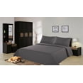 thumbnail image 1 of KING NENA GREY Solid Reversable Quilt Set Stippling Stitches Pattern Comfort Bedspread Bedroom Bedding Dressing, 1 of 1