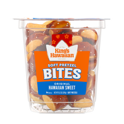 KING’S HAWAIIAN® Original Hawaiian Sweet Soft Pretzel Bites 10.2 oz, Tub