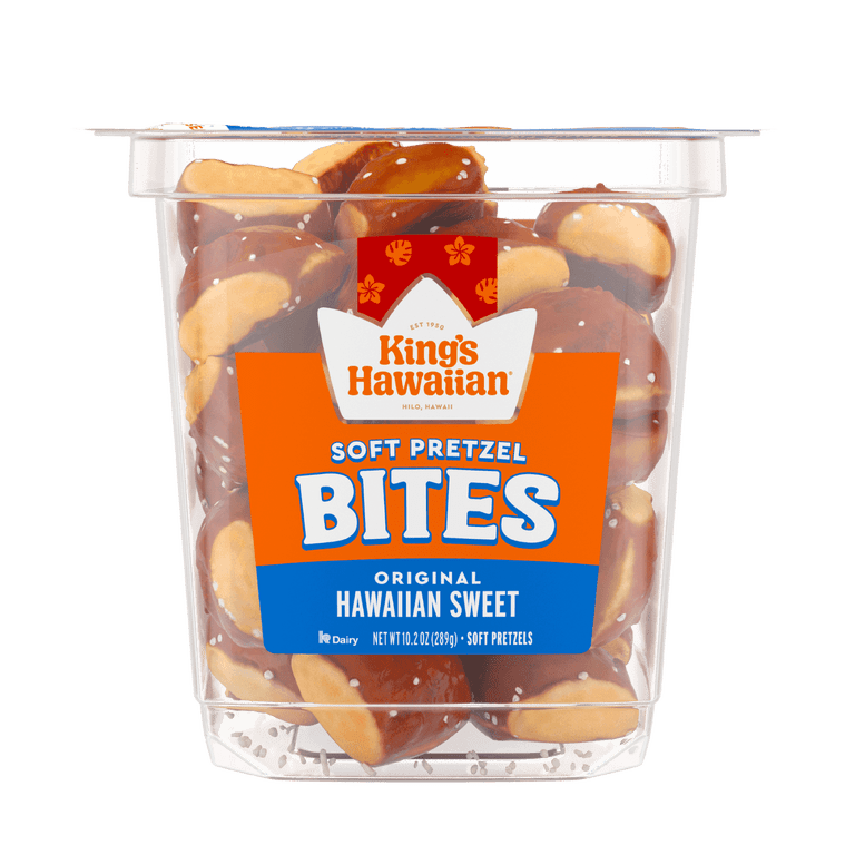 King's Hawaiian Hawaiian Sweet Pretzel Bites 10.2 oz - Walmart.com
