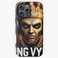 thumbnail image 1 of KING VYBZ Ruler of the Streets Rap Phone Case for iPhone 16 15 14 13 12 11 Pro Max, 1 of 2