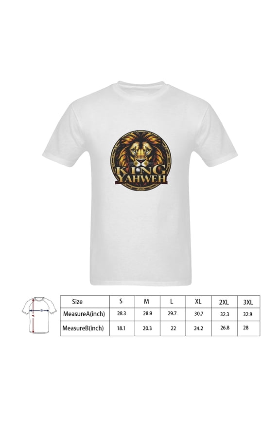 KING YAHWEH (IMPERIAL T-SHIRTS) 100% Cotton (USA Size)