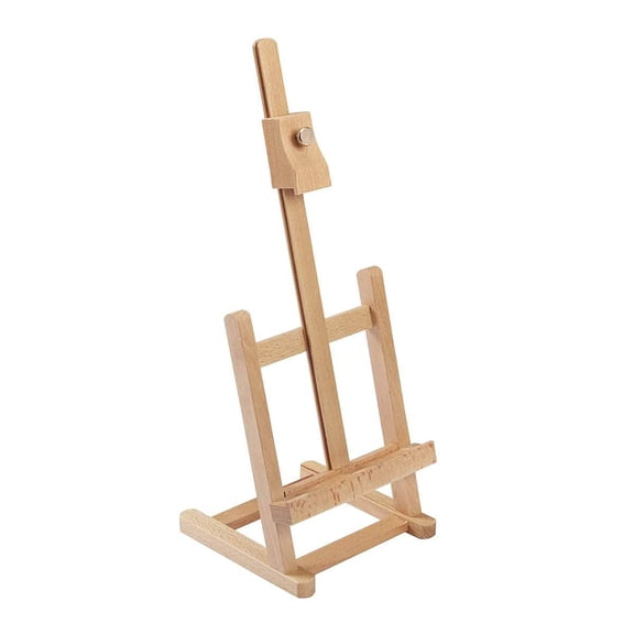 KINGART Artists Studio 16" Mini Tabletop Wooden H-Frame Easel