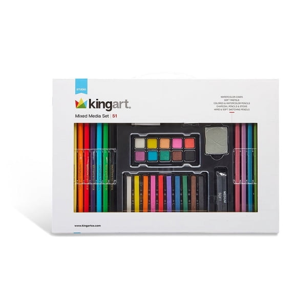 KINGART Mixed Media Collection, Set of 51