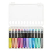 KINGART Mixed Media Gel Sticks, Set of 12 Metallic Colors