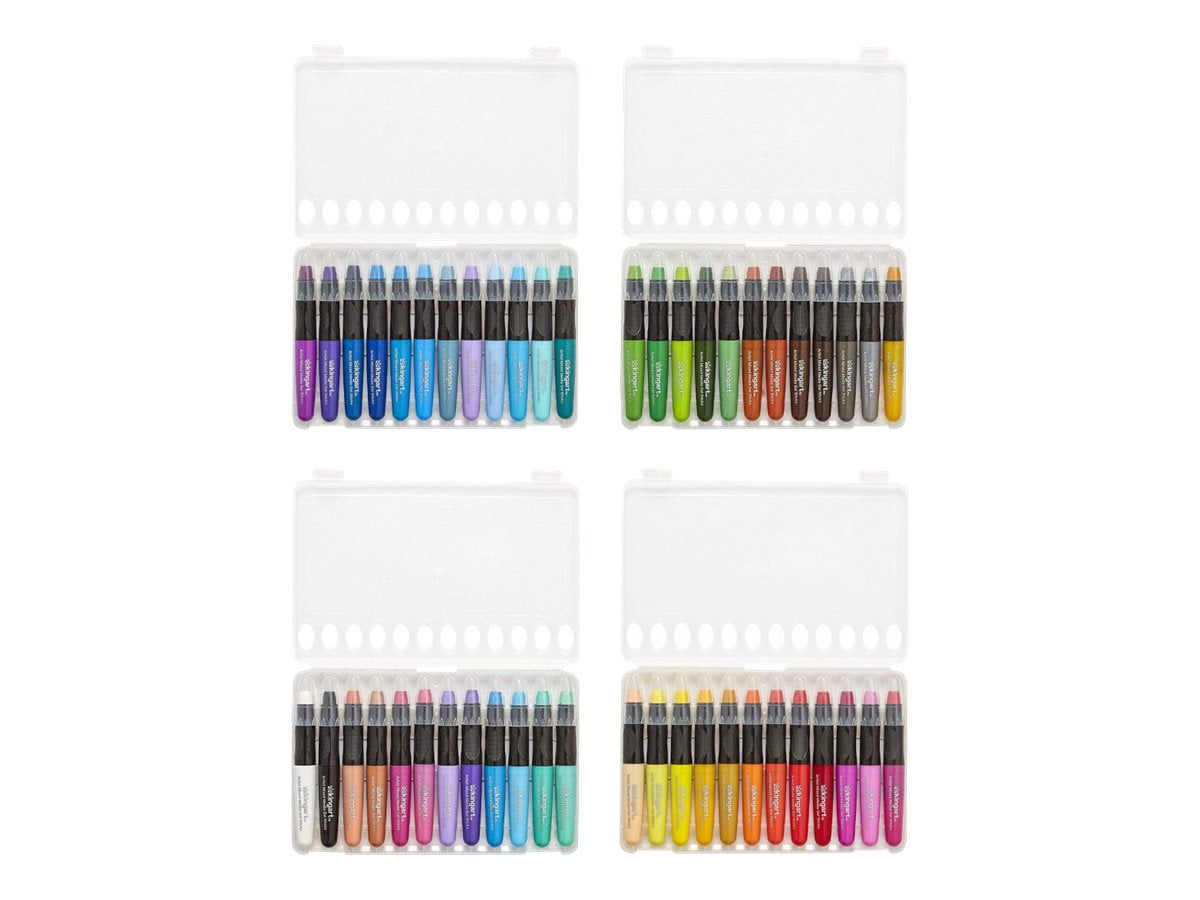 KINGART Mixed Media Gel Sticks , Set of 48 Colors