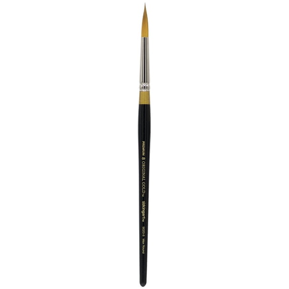 KINGART™ Original Gold 9020 Series, Golden Taklon Max Round, Size 16