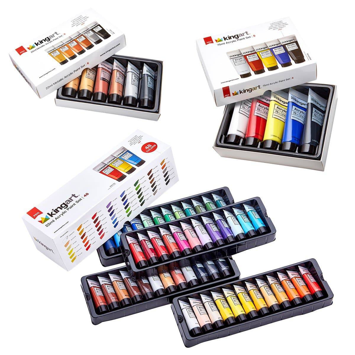 ACRYLIC PAINT 6 COLOURS 25ML - A5 Cash and Carry