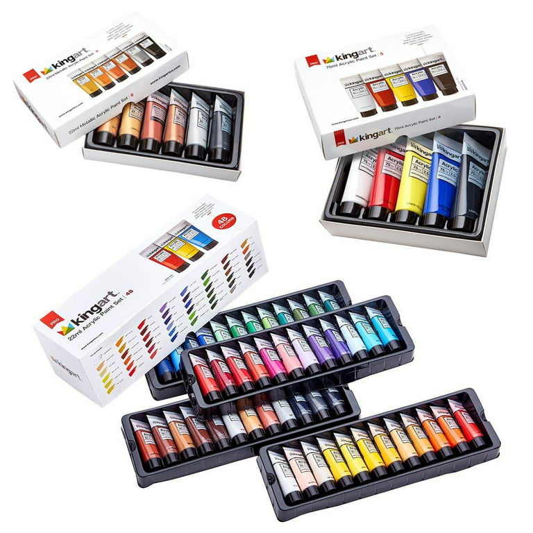 72 Piece Deluxe Acrylic Painting Set with Aluminum Floor Easel, Paint,  Canvas & Accessories, 72 Piece Acrylic Set - Kroger
