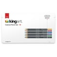 KINGART™ Pro Colored Pencil Collection Metal Tin, Set of 72 Unique