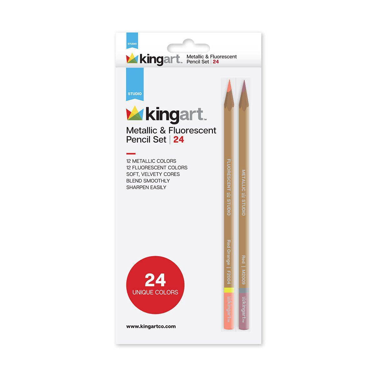 Pencil King - Set of 12 Pencils in Decorative Tube