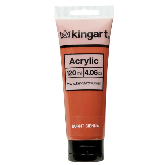 KINGART&reg; PRO Artist Acrylic Paint, Individual Colors, 120ml (4.06oz) Per Tube, More Colors Available