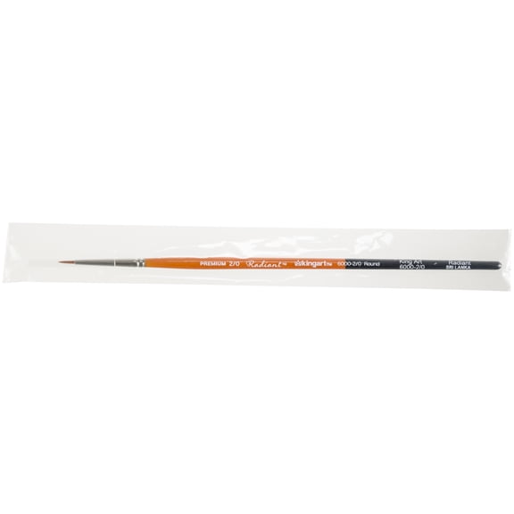 KINGART Radiant 6000 Round Series Premium Golden Synthetic Brushes for Acrylic, Oil and Watercolor