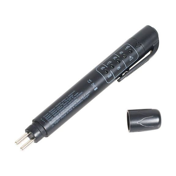 KINGBOLEN Cars Brake Fluid Tester Pen for DOT3 DOT4 DOT5, Automotive Brake Oil Moisture Analyzer Vehicle Diagnostic Tool