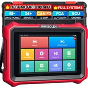 KINGBOLEN K8 Elite Full Systems Bidirectional Car Diagnostic Scanner with CANFD, FCA, 34+ Reset Service, Active Tests, Lifetime Free Update