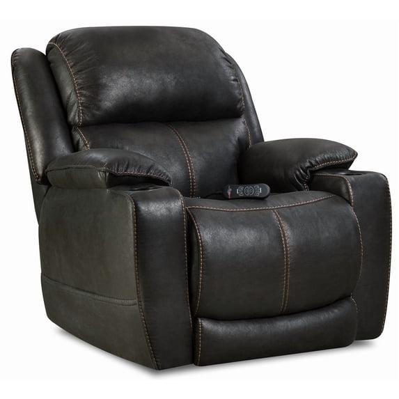KINGCOMFORT King of Comfort Orion Home Theater Triple Power Recliner with Extended Footrest. 350 Lbs Wt. Capacity, 73" Ext. Length, Suggested User Ht 5'6" to 5'10". Free Outside Delivery