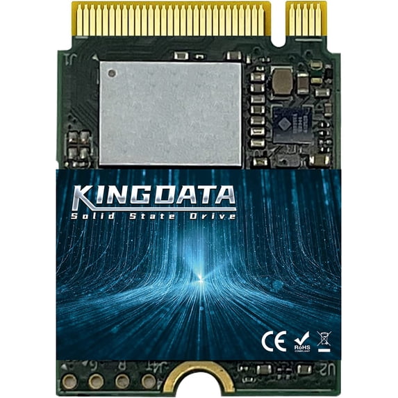 KINGDATA M.2 2230 SSD 256GB PCIe NVMe Gen 4.0X4 Internal Solid State Drive, Compatible with PS5 Steam Deck, Microsoft Surface, Ultrabook, Laptop, Desktop (M.2 2230 PCIe 4.0, 256GB)