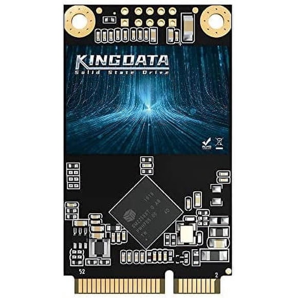 KINGDATA Msata SSD 256GB 3D NAND TLC SATA III 6 Gb/s, mSATA (30x50.9mm) Internal Solid State Drive - Compatible with Desktop PC Laptop - (Msata 256GB)