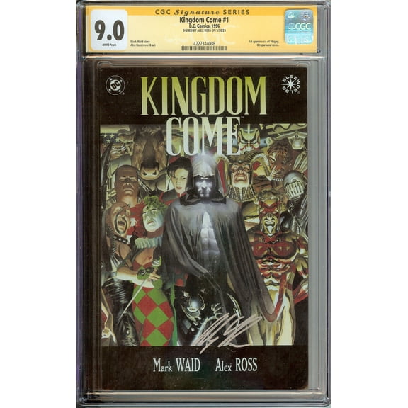 KINGDOM COME #1 1st Magog CGC 9.0 Signed by Alex Ross