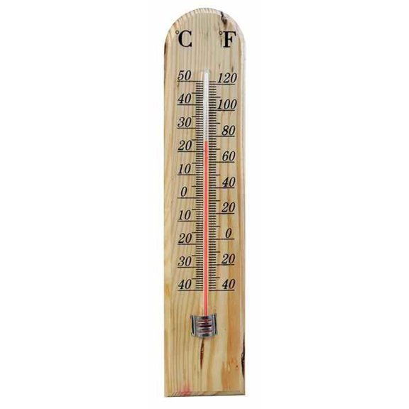 KINGFISHER - Traditional Wooden Thermometer
