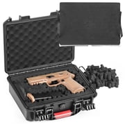 KINGHARDCASE Modular Hard Case with Hook-and-Loop Interior, TSA-Compatible Waterproof Storage Case, Reusable Dual-Layer Foam for Home & Transport