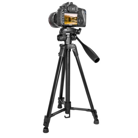 KINGJOY Lightweight Phone Tripod Camera Mount Stand Portable Aluminum 3D Head Tripode