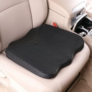 KINGLETING Car Seat Cushion, Driver Seat Cushion for Height, Universal Fit for Most for Auto SUV Truck,Provides Good Driving Visibility (Black)