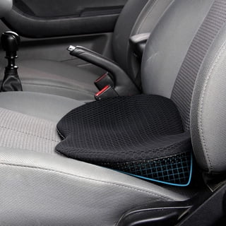 KINGLETING Car Seat Cushion Memory Foam for Sciatica and Lower Back Pain Relief, Black