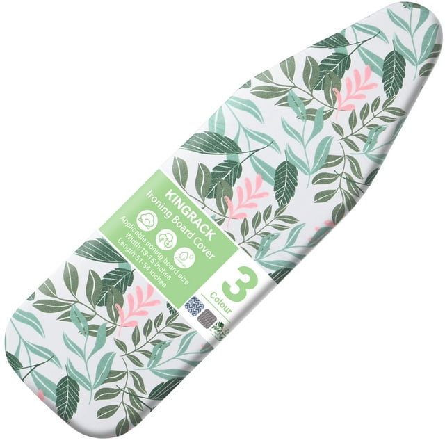 KINGRACK Ironing Board Cover with Spring Toggle, Heat Resistant