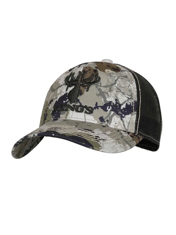 KINGS CAMO Hunter Series Embroidered Desert Shadow Mesh Hat (KCG101-DS)