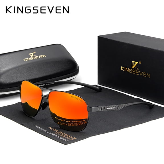 KINGSEVEN Fashion High Quality Sunglasses UV400 Polarized Alloy Frame Casual Eyewear
