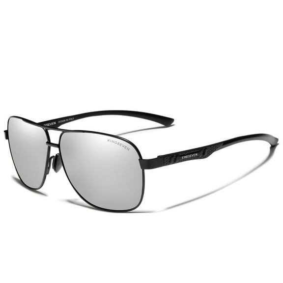 KINGSEVEN Ultra Light Aluminum Magnesium Frame Sunglasses For Man with UV Protection