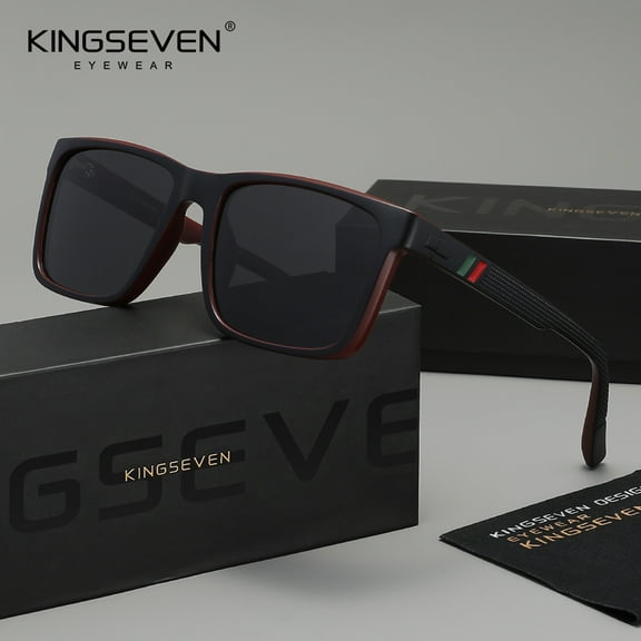 KINGSEVEN Leisure Retro Design Sunglasses Polarized UV400 Summer Driving Glasses For Men Women