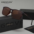 thumbnail image 1 of KINGSEVEN Men's UV400 Sunglasses Driving Polarized Rectangle Frame, 1 of 4