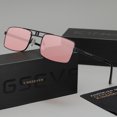 thumbnail image 1 of KINGSEVEN Rectangle Alloy Frame Sunglasses Polarized UV400 Vintage Men's Glasses, 1 of 4