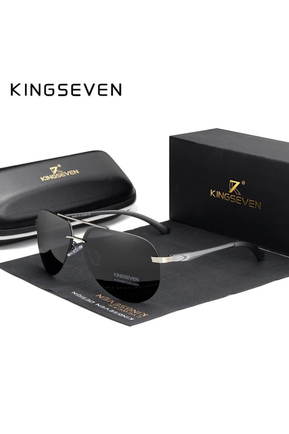 Unisex UV400 Sunglasses Polarized Aviators Style Alloy Frame