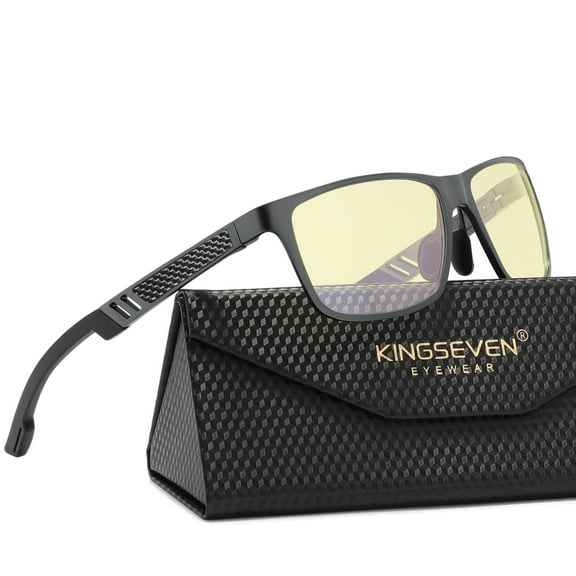 KINGSEVEN unisex anti blue light glasses, designed for office games and reading