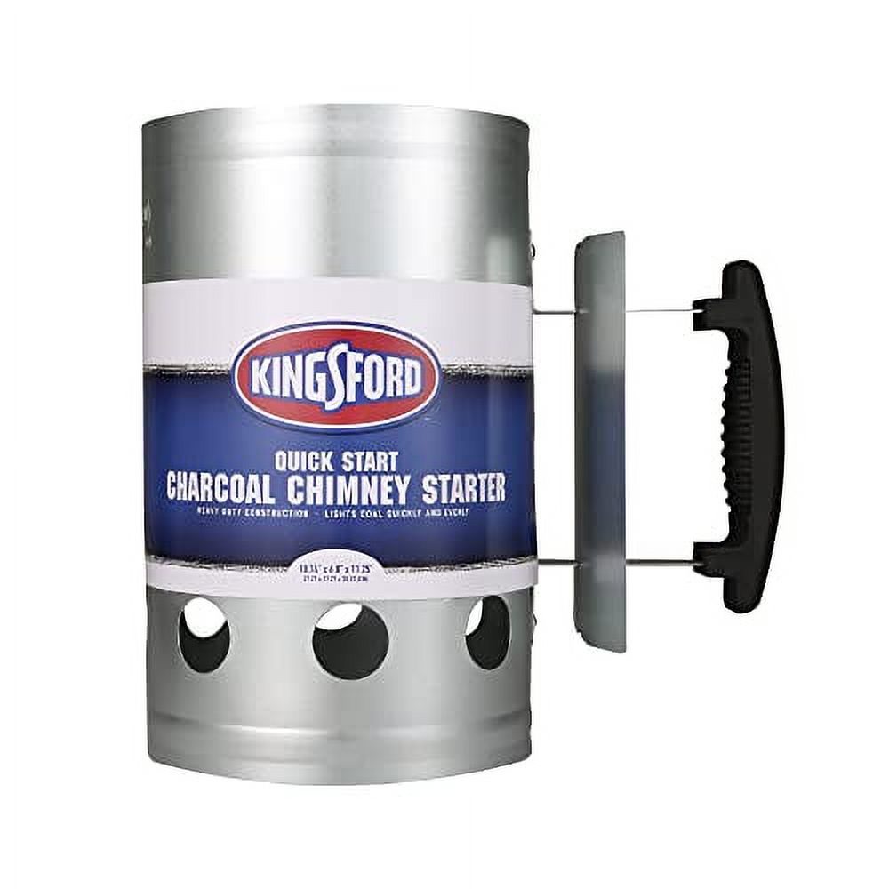 KINGSFORD Heavy Duty Deluxe Charcoal Chimney Starter BBQ Chimney Starter for Charcoal Grill