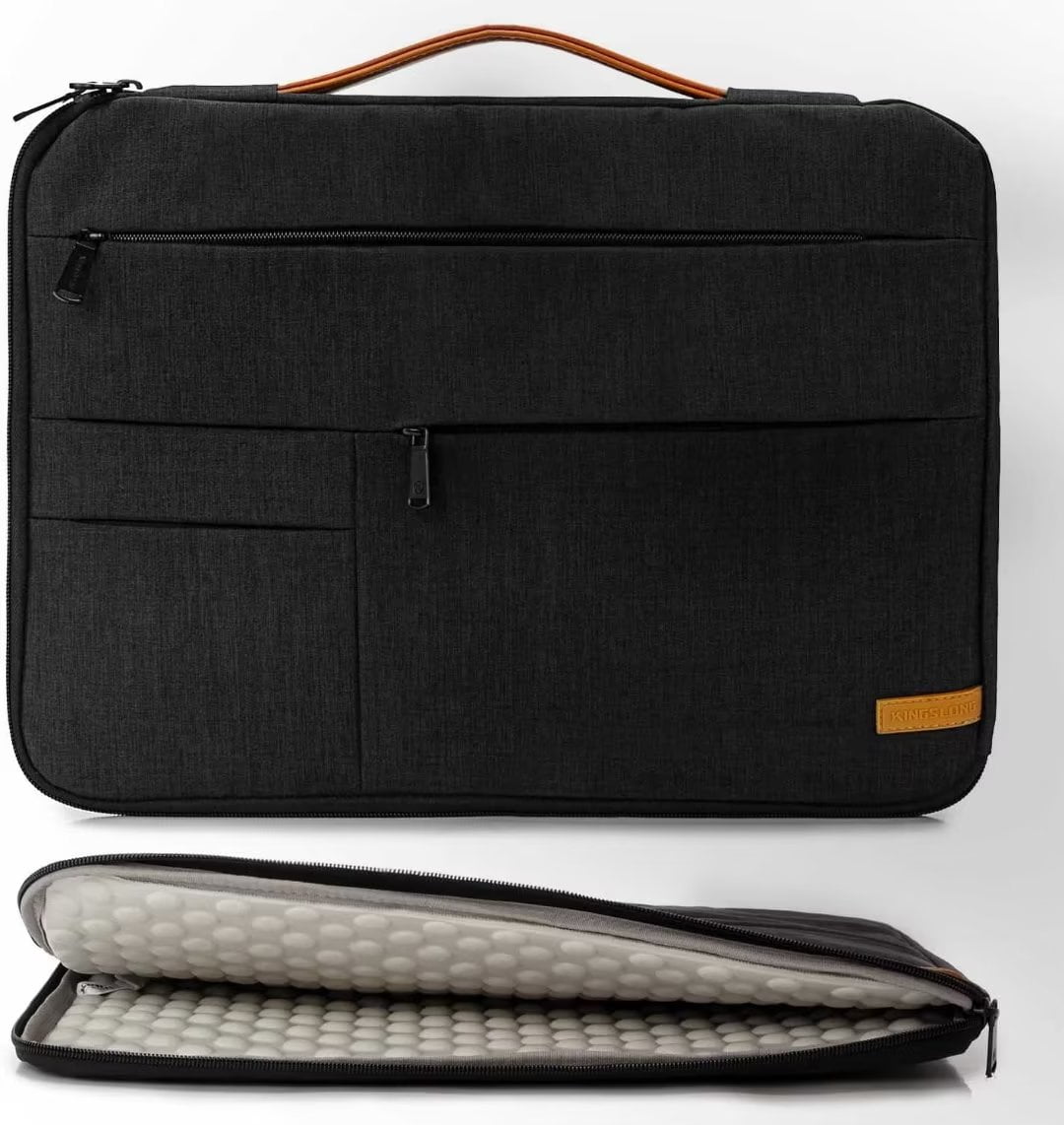 KINGSLONG 17 17.3 inch Laptop Sleeve Case Bag,Laptop Shoulder Bag Slim
