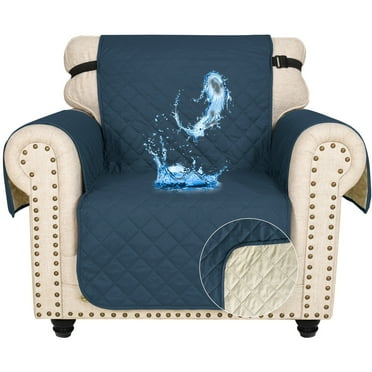 KINGSS MAXIJIN Classic Reversible Quilted Sofa Covers  100% Polyester Waterproof Slipcover with Drawstring  Machine Washable Pet-Friendly Couch Protector for Armchair to 4-Seater Sofas wi