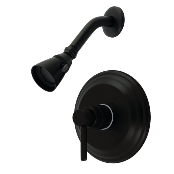 Kingston Brass KB2630DLSO Concord Single-Handle Pressure Balanced Shower Faucet, Matte Black